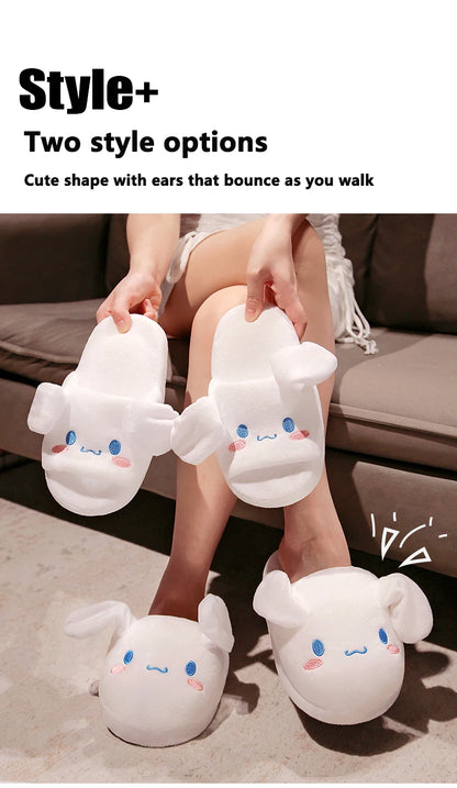 Kawaii Sanrio Plush Slippers