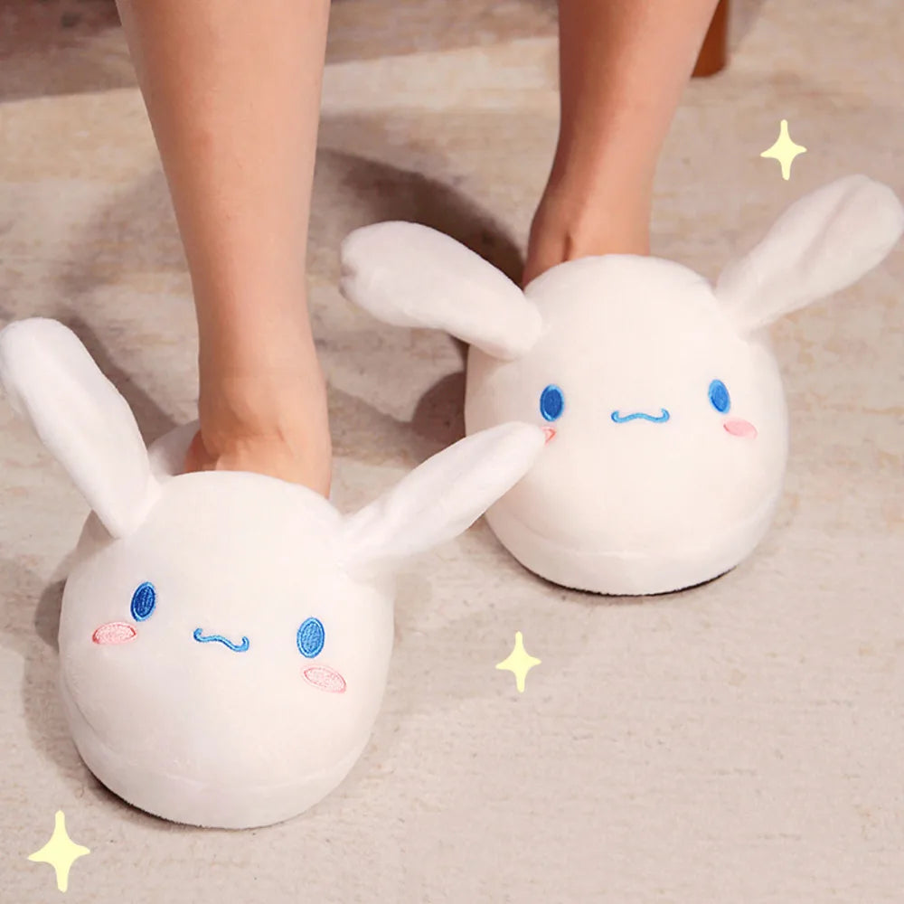 Kawaii Sanrio Plush Slippers