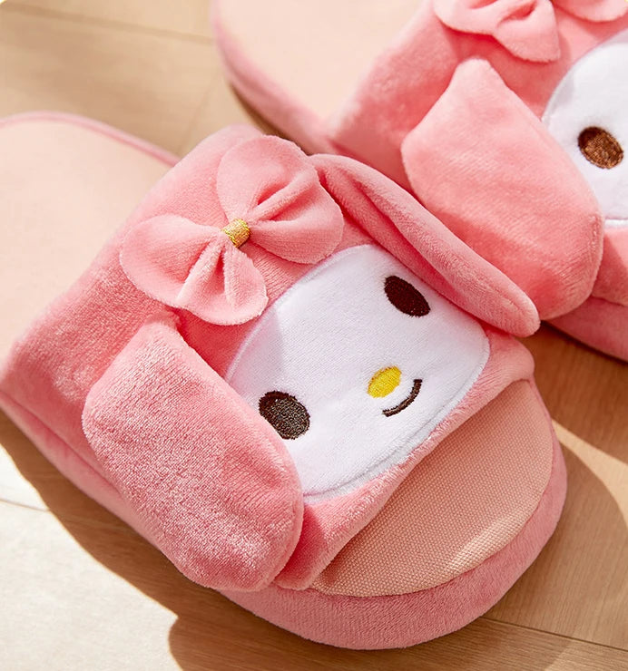 Kawaii Sanrio Plush Slippers